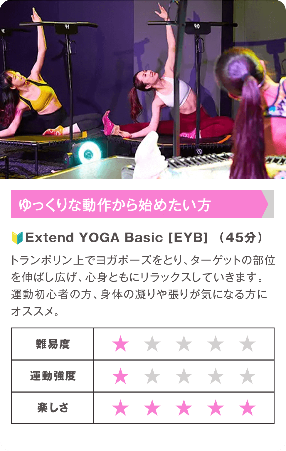 ゆっくりな動作から始めたい方