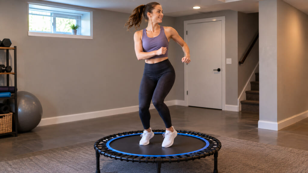 大人にこそミニトランポリン！体力アップ、ダイエットに効果的な跳び方も紹介